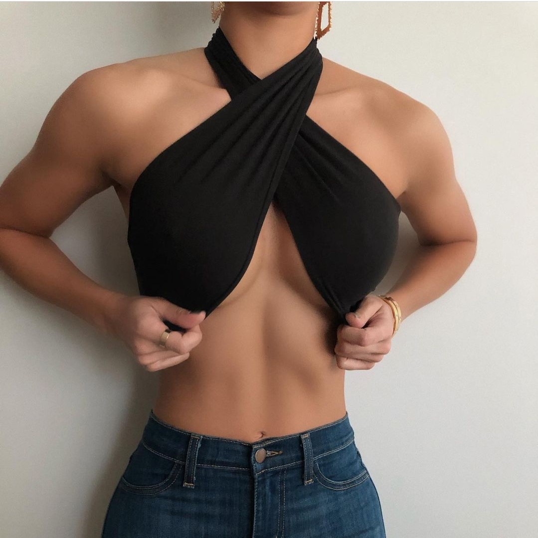 Women Fashion Sexy Mini Tops W - Strapless Bra Backless review and price