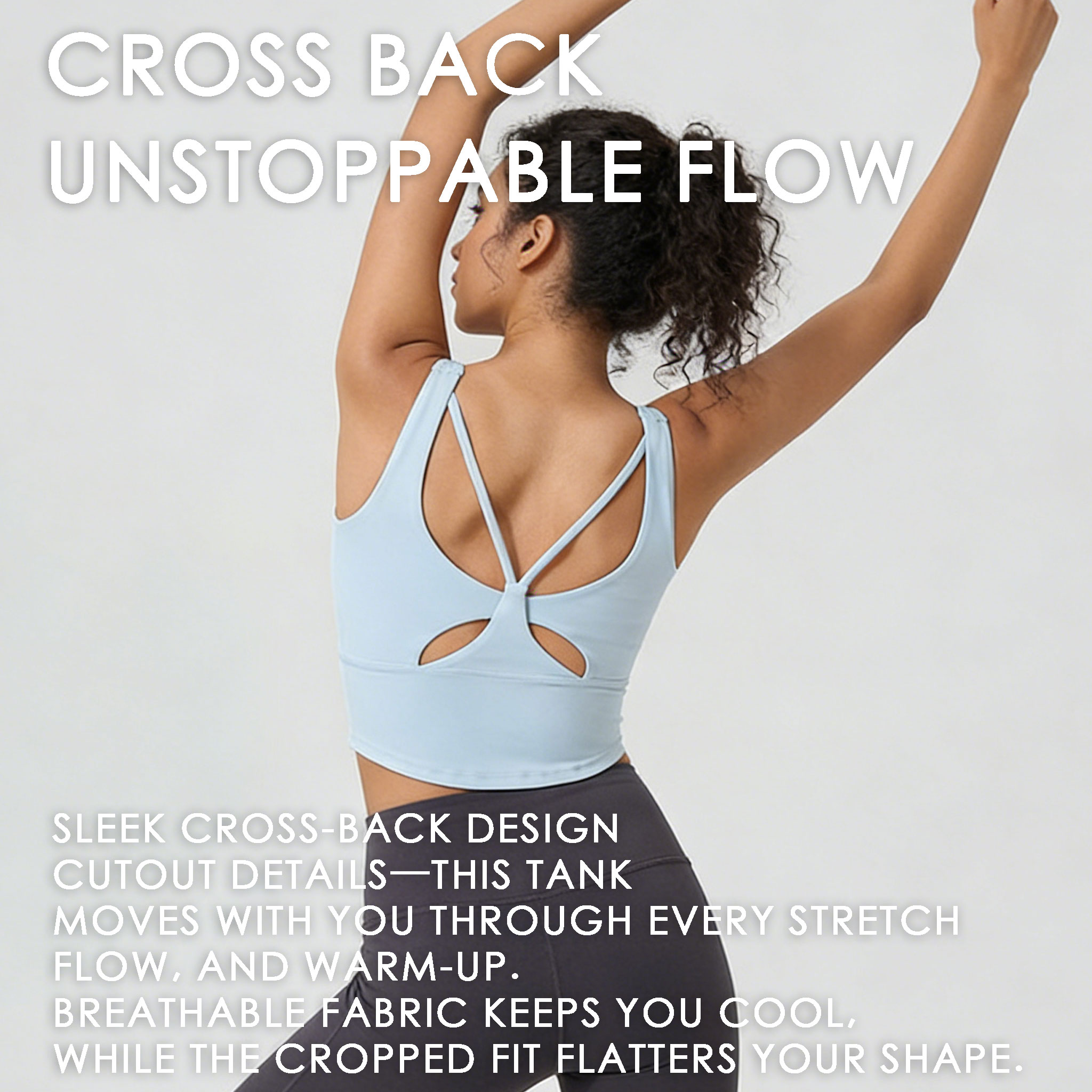 Women's Fixed Cup Yoga Sports  - Sports Bra High Impact review and price