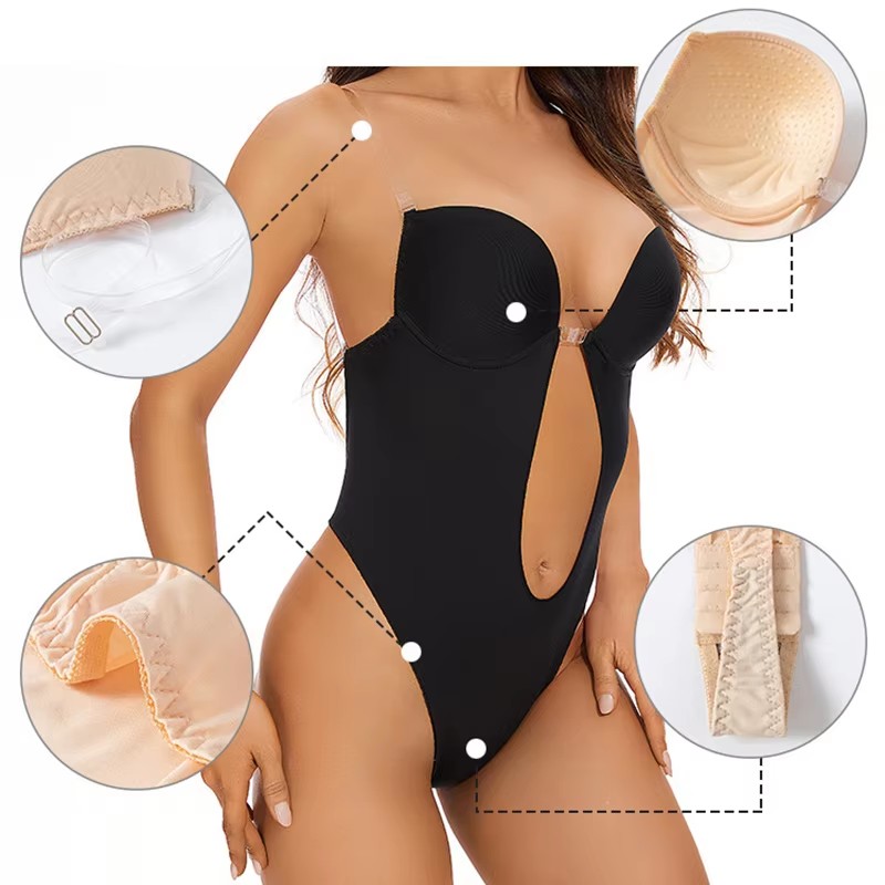 Anti Slip Glue Backless Body S - Shapewear Bodysuit Firm review and price